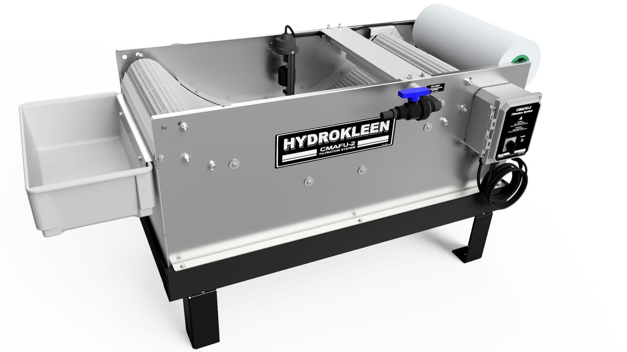 Hydrokleen wash water recycling equipment