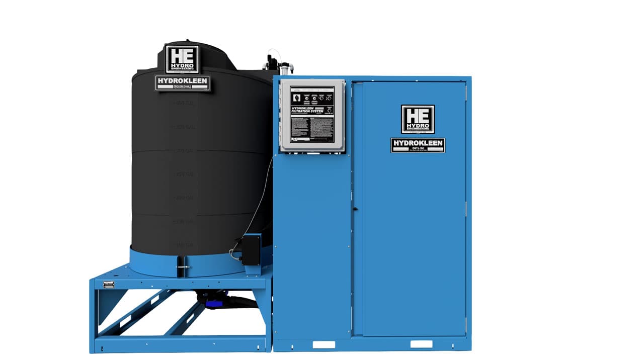 Hydrokleen wash water recycling system
