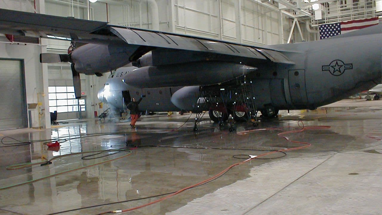 Military Aircraft Wash Rack
